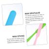 Baluue 3pcs Silicone Sticks Non-stick Hair Removal Applicators for Body Legs Face and Eyebrows Bright Reusable Scrapers for Easy Cleaning and Comfortable Grip view 4