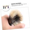 Baluue 4pcs Plastic Handle Shaving Brushes for Men Soft Bristle Beard Care Accessories for Grooming and Lathering view 3