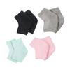 OHPHCALL 4pairs Moisturizing Heel Socks for Cracked Heels Open Toe Gel Socks for Dry Feet Soft Blend for Unisex Design view 1