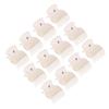 BIUDECO 12pcs High Temp Hair Clamp Clips for Curl Perm Hair Snap Clips Style Lightweight for Barbershop Home Use view 1
