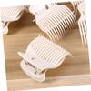 BIUDECO 12pcs High Temp Hair Clamp Clips for Curl Perm Hair Snap Clips Style Lightweight for Barbershop Home Use view 2
