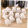 BIUDECO 12pcs High Temp Hair Clamp Clips for Curl Perm Hair Snap Clips Style Lightweight for Barbershop Home Use view 3