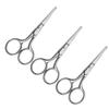 Mikinona 3pcs Beauty Scissors Stainless Steel Eyebrow Trimmer Safety Nose Hair Cutter view 1