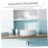Baluue 1pc Brush Stand Holder Rack for Men Organizer for and Shaving Brushes Efficient Air Drying Design for Home Barbershop and Salon Use view 4