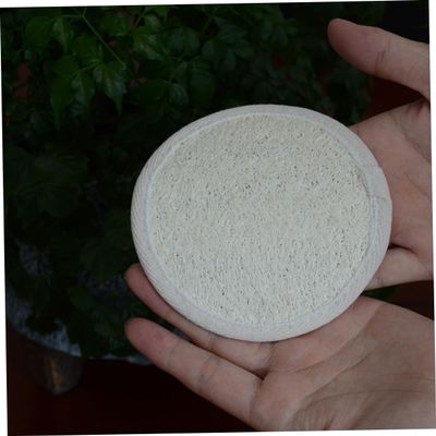 IWOWHERO 10pcs Loofah Sponge Face Exfoliator for Gentle Facial Cleansing Makeup Remover Pads Suitable for All Skin Types Facial Exfoliating Pads Jars