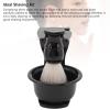 3 in 1 Shaving Set Men Hair Shave Brush Bowl Stand, Easy To Clean and Convenient for Home Travel, Simple Yet view 4