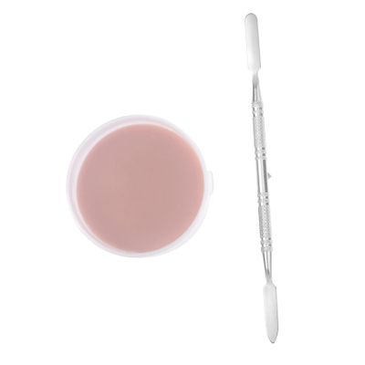 FOYTOKI Special Effects Makeup Skin Wax 2pcs Scar Wax for Fake Scars and Wounds Easy to Shape for Theatrical Use and Halloween Includes Applicator Spatula