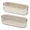 2PCS Makeup Sponge Holder with 4 Compartment, Clear Makeup Brush Holder with Lid, Cosmetics Organizer for Vanity, Bathroom, Bedroom view 1