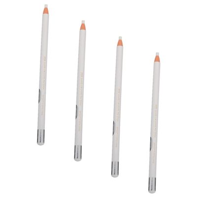 Baluue 4pcs Quality White Eyebrow Pencil Multipurpose Eyeliner Pen for Eye Makeup -friendly