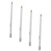 Baluue 4pcs Quality White Eyebrow Pencil Multipurpose Eyeliner Pen for Eye Makeup -friendly view 1