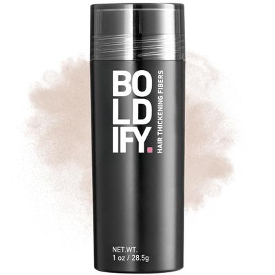 BOLDIFY Hair Fibers (28.5g) - Fill In Thinning and Fine Hair for an Instantly Fuller, Thicker Look - 14 Shades for Women & Men - Light Blonde