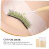 TOVINANNA 50pcs Eyelash Swabs Practical Makeup Cleaning Tools for Eyelash Extensions and Eyebrow Grooming view 2