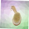 VINTORKY Natural Exfoliating Lymphatic Body Brush with Wooden Handle Body Boar Bristle Bath Brush view 2