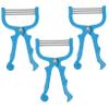 Baluue 3pcs Facial Hair Remover Tool Manual Epilator for Skin Care Efficient Hair Removal for Face Body Easy to Use Spring Device view 1
