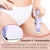 Bikini Trimmer for Women,Painless Electric Razor for Pubic Hair,Rechargeable Body Hair Trimmer,Electric Shaver Removal with Snap-in Ceramic Blades IP7X Washable Head,Wet and Dry Use, Light Purple view 3