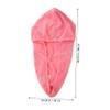 BIUDECO Microfiber Hair Towel Cap for Dry Hair Quick Drying Bath Cap Super Absorbent Material Suitable for Men Women view 3