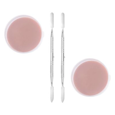 Mikinona Special Effects Makeup Skin Wax 4pcs for Wound and Scar Creation Easy to Mold for Halloween and Stage Use Spatulas
