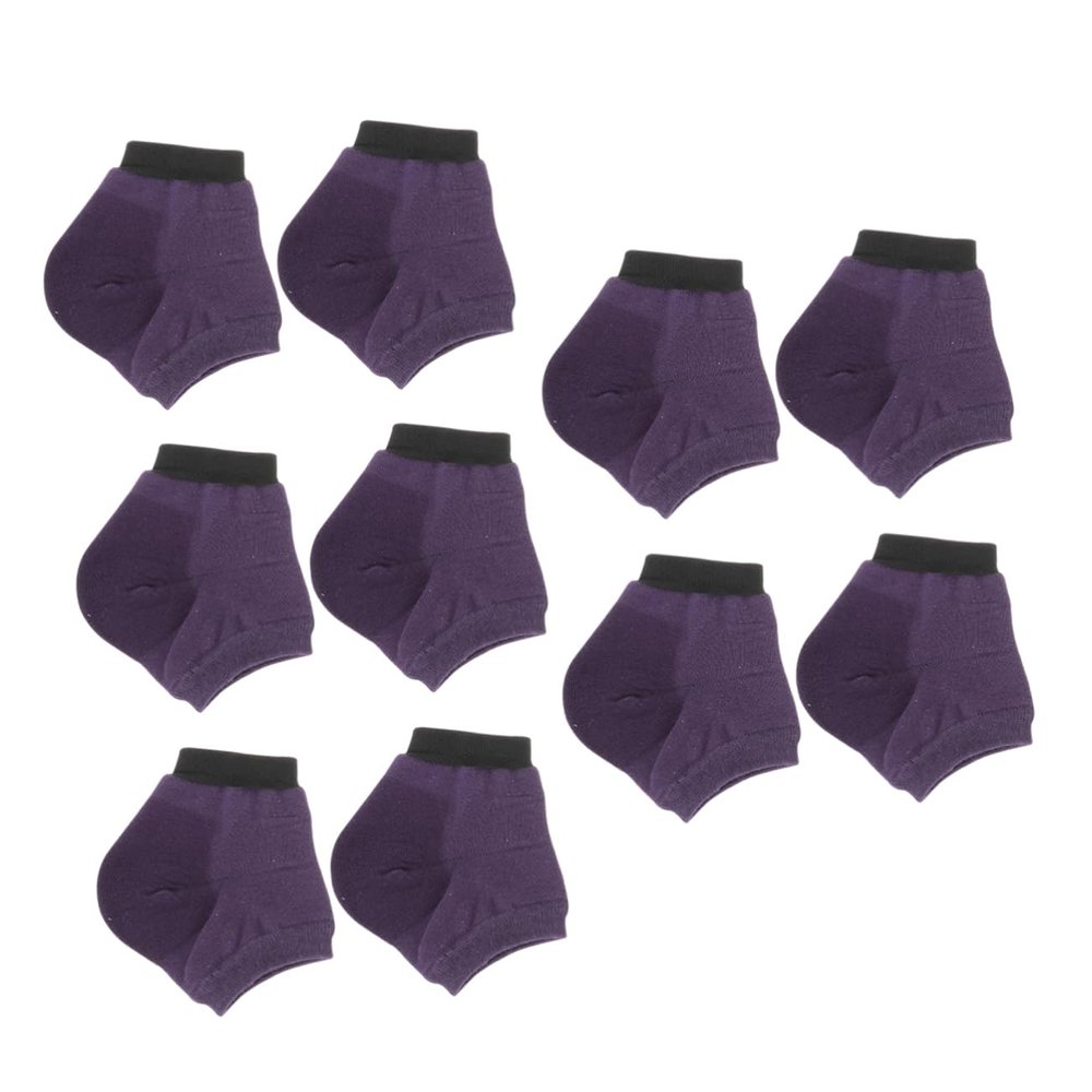 BIUDECO 5pairs Non-Slip Yoga Socks Comfortable Moisturizing Socks for Dryness Relief