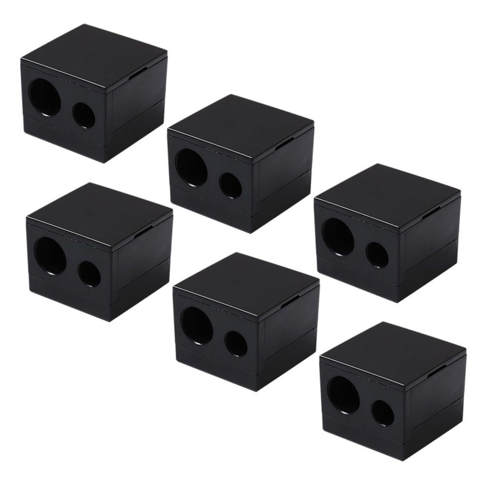 TOVINANNA 18pcs Dual Pencil Sharpeners for Eyebrow Eyeliner Lip Liner Precision Brow Pencil Sharpening Tool Easy to Carry Makeup Accessory for Women