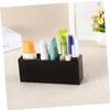 IWOWHERO Slot Makeup Brush Organizer Sturdy Acrylic Holder for Cosmetics for Desktop Dresser Storage Lightweight Compact Design for Easy Use view 4