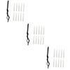 Baluue 3sets Razor Blade Shaving Razor Hair Styling Manual Shaver for Home Haircut Kit view 1