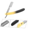 PLAFOPE Razor Blades Holder for Men Manual Shaving Holder for Barber Shop and Personal Use Ergonomic Design for Comfortable Grip for Beard and Eyebrow Grooming view 3