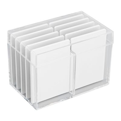 10 Layers Acrylic Eyelash Storage Box with Magnetic Bottom Extension Grafting Tool Holder, False Eyelashes Pallet Holder, for Beauty Lash Shops (Transparent)