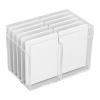 10 Layers Acrylic Eyelash Storage Box with Magnetic Bottom Extension Grafting Tool Holder, False Eyelashes Pallet Holder, for Beauty Lash Shops (Transparent) view 1