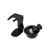 BIUDECO Nylon Shaving Brush Set Acrylic Stand and Shaving Bowl and Grooming Tools for Men Keep Your Washroom Organized and Tidy view 1