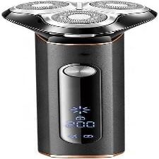Electric Razor for Men, Metal Shell Waterproof Electric Shaver for Men Wet Dry Beard Electric Razor Facial Shaving Machine Rechargeable