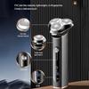 Electric Razor for Men, Metal Shell Waterproof Electric Shaver for Men Wet Dry Beard Electric Razor Facial Shaving Machine Rechargeable view 4