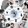 Electric Shavers for Bald Men, 6in1 Electric Razor Electric Shaver USB Rechargeable Shaving Machine for Men Beard Razor Wet-Dry Dual Use Water Proof Fast Charging view 2