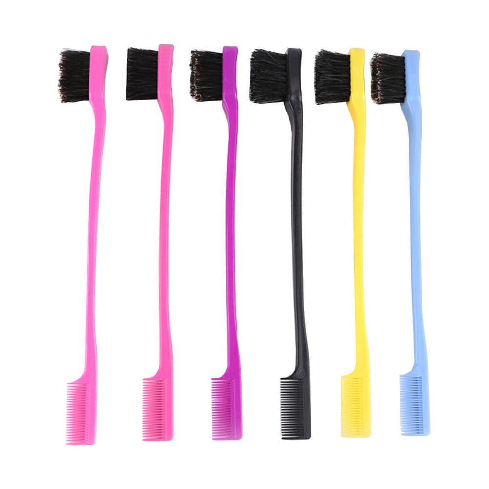 BIUDECO Eyebrow Brush and Comb Gentle and Comfortable for Women and Girls Professional Grooming Random Color