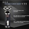 Electric Razor for Men's, Digital Display Electric Shaver for Men Whole Body Washing Electric Razor Beard Knife USB Charging Mens Shavers view 2
