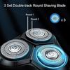 Electric Razor for Men, Shaver for Men Electric Shaver Powerful Beard Shaving Machine Electric Razor Rechargeable Waterproof view 2