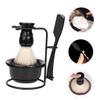 Baluue 1set Shaving Brush Kit Bowl Professional Stand for Men's Grooming Manual Shaving Supplies for Beard Care and Facial Cleansing Tools view 3