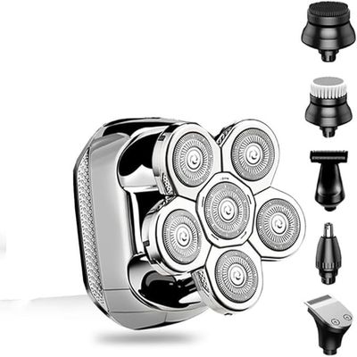 Electric Razor for Men's, 5 in 1 Electric Razors for Men Multifunctional Bald Head Shaver Cordless Grooming Kit Waterproof Electric Shaver
