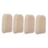 TOVINANNA Sponge Brush Bath Sponge 4 Pack Natural Cotton Bath Loofah Hanging Loop Gentle Massage Cleaning for Toddlers view 1