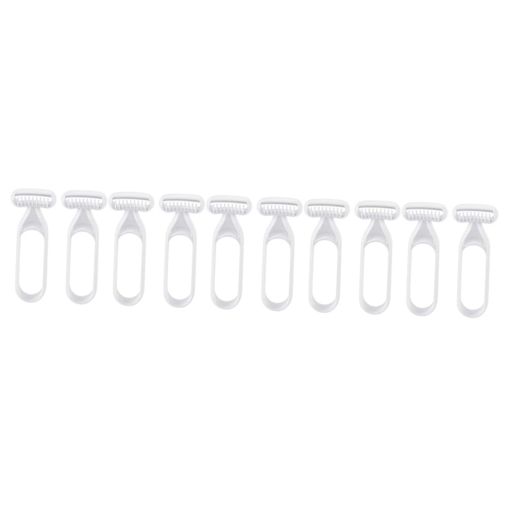 Baluue 10pcs Body Hair Trimmers for Women Armpit Leg Manual Body Hair Remover Precise Shaving Design Lightweight Travel-Friendly for Smooth Skin
