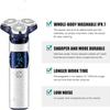 Electric Shaver for Men, Razor Professional Shaving Machine Rechargeable Beard Trimmer Waterproof Hair Trimmer Razors Electric Shaver for Men view 3