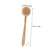 Baluue Long Handle Bath Back Scrubber for Shower Gentle Exfoliating Body Brush Removable Design for Easy Storage for Seniors and Disabled Use Durable Material view 2