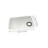 Mikinona Stainless Steel Makeup Mixing Palette Kit with Spatula for Nail Art Sturdy and Easy to Clean view 2