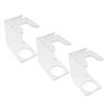 Baluue 3pcs Men's Grooming Brush Holder Razor Stand Beard Shaving Holder for Home Barbershop Salon view 1