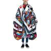 39x47 Inch Youth Haircut Cape Poker-Cards Barber Cape With Snap Closure For Easy Cleaning view 1
