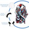 39x47 Inch Youth Haircut Cape Poker-Cards Barber Cape With Snap Closure For Easy Cleaning view 4