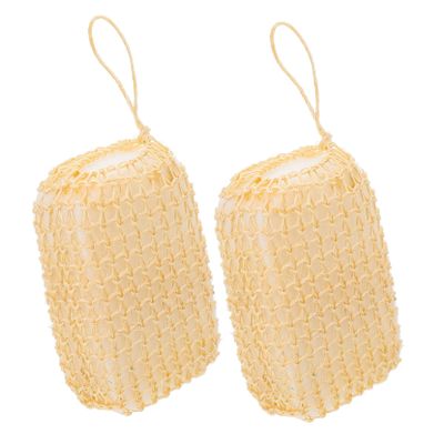 OHPHCALL Exfoliating Body Sisal Sponges Sisal Bath Towel Sponge Brush for Shower