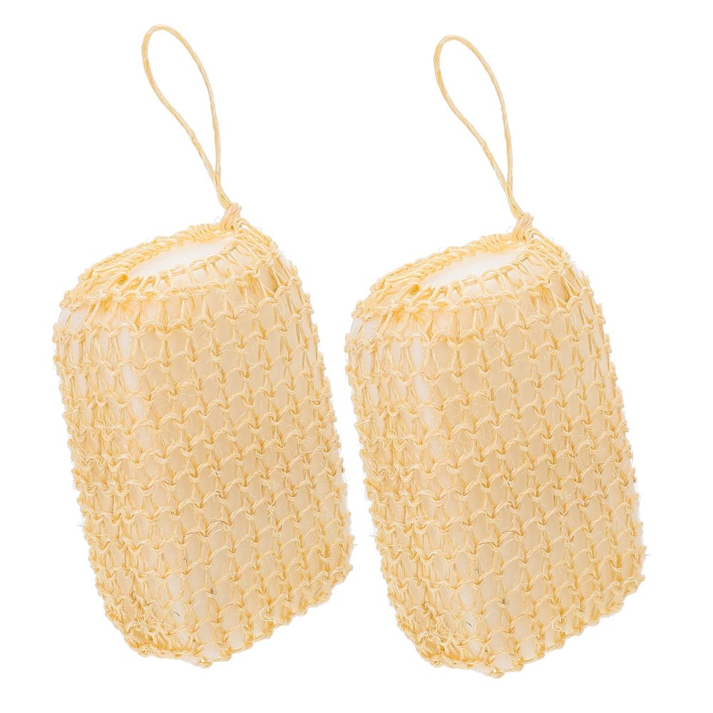 OHPHCALL Exfoliating Body Sisal Sponges Sisal Bath Towel Sponge Brush for Shower