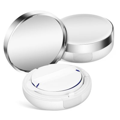 TOVINANNA 2pcs Refillable Small Powder Puff Box Body Powder Container for Travel Home