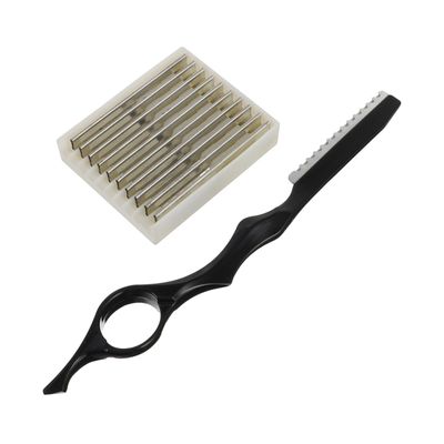 Baluue Uchisukatana Hair Styling Thinning Razor Hair Cutting Razors Haircut Home Haircut Kit Single Blade