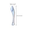 TOVINANNA Cosmetic Spatulas 4pcs Face Cream Spoons Mini Size Non-fluorescent Safe for Skin view 2